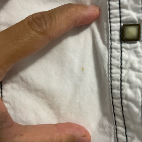 Barn Fly Women Small White Pearl Snap Western Shirt Casual Shirt - Picture 5 of 8